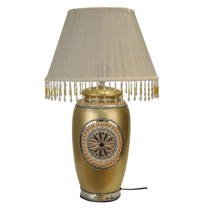 Lampa z abażurem 60cm złota Q14-7A9-C87